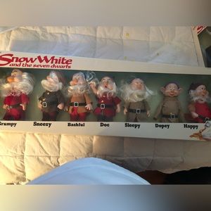 The Seven Dwarfs! 6 1/2 fully jointed dolls.